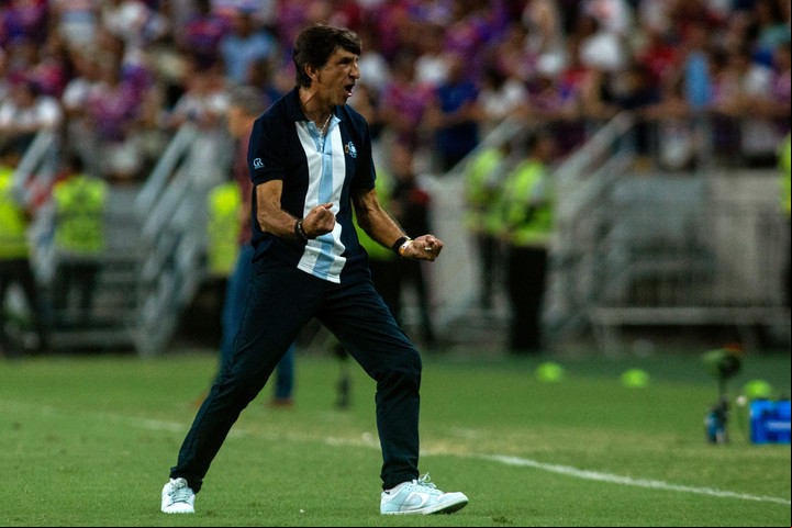Gustavo Costas, el padre de la criatura. Foto: AFP