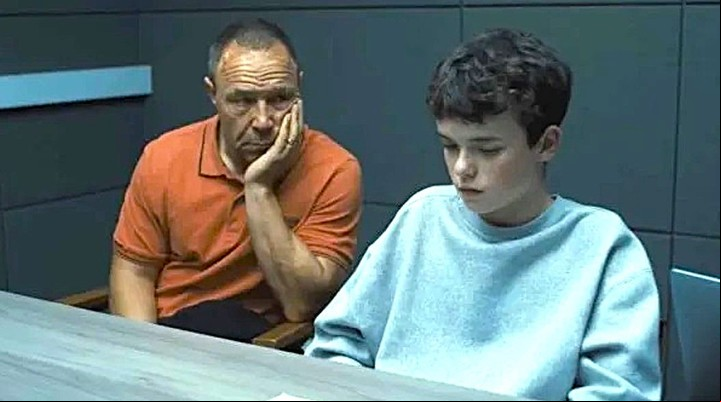 Owen Cooper (Jamie) y Stephen Graham (Eddie), el hijo y el padre de "Adolescencia". Foto Netflix