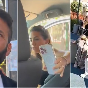 Cinthia Fernández, Roberto Castillo y su ex mujer, a los gritos en la calle: empujones y denuncia por violencia