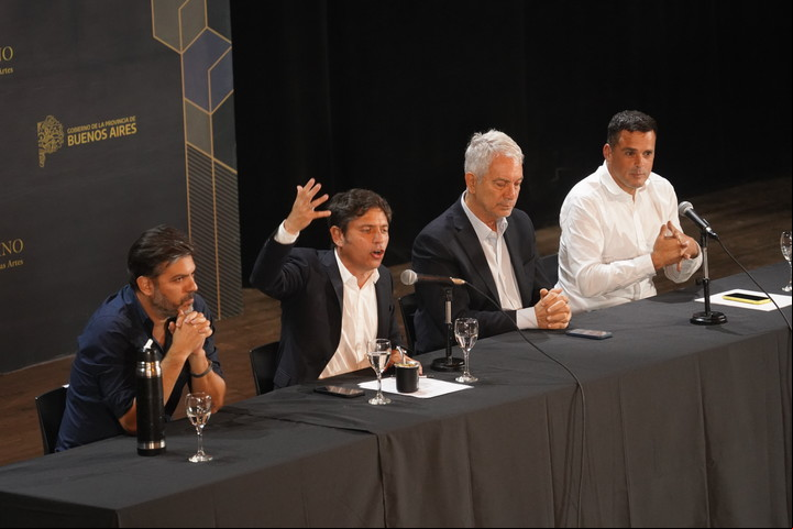 El gobernador Axel Kicillof. Foto: Martín Bonetto.