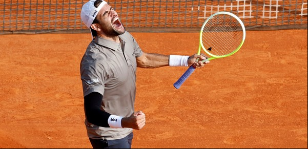 Masters 1000 de Montecarlo: Mateo Berrettini dio la gran sorpresa y bajó al alemán Zverev