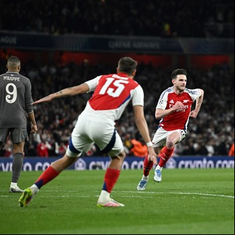 Arsenal aplastó a Real Madrid en Londres, le marcó tres golazos y lo dejó al borde del nocaut en la Champions League