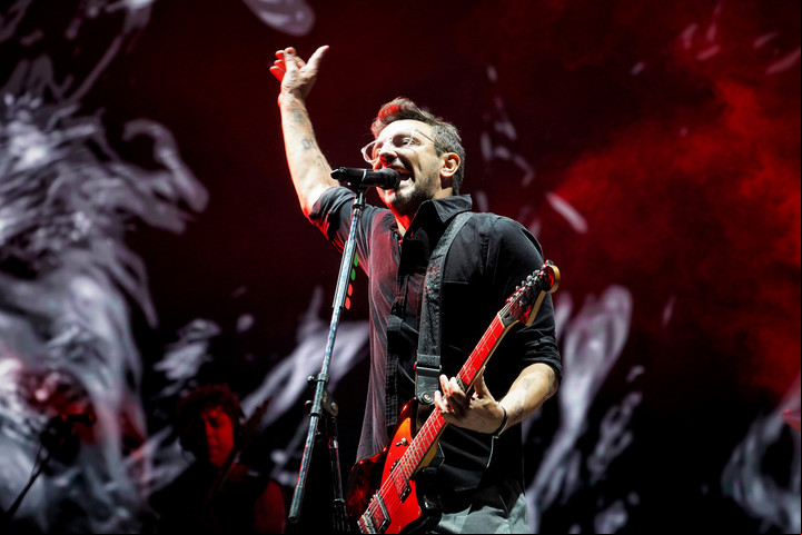 El grupo uruguayo No Te Va Gustar tocó ante 60 mil personas el Día 3 de Quilmes Rock. Foto: Martin Bonetto