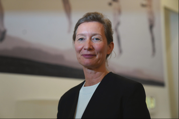 Susanne Graner es Jefa de Colección y Archivo en el Vitra Design Museum. Foto: Guillermo Rodríguez Adami.