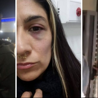 Armas, corridas y golpes con una tonfa: la batalla campal entre policías, una empleada judicial y motoqueros en una estación de servicio de Avellaneda