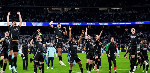 Champions League: Arsenal trituró la esperanza del Real Madrid y se metió en semifinales después de 16 años de la mano de Mikel Arteta