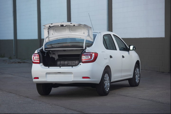 El tanque GNC tiene una capacidad de 13,5 m3 y permite autonomías entre 170 y 200 km.