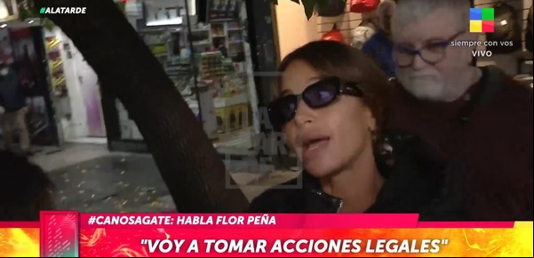 Florencia Peña estalló de furia al ver su nombre relacionado con la denuncia de Viviana Canosa: "¡Es una aberración!"