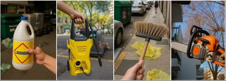 Las fotos con las que Horacio Rodríguez Larreta volvió a chicanear a Jorge Macri por la suciedad en la Ciudad.
