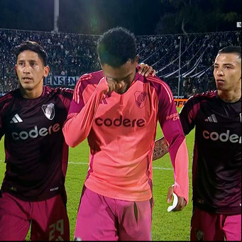 El colombiano Miguel Borja se lesionó en el Bosque, se fue llorando y encendió alarmas en River: ¿llega al Superclásico?