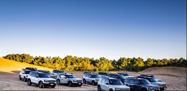 Un ícono del 4x4 en la arena: así los s de Ford descubrieron la nueva Bronco Sport