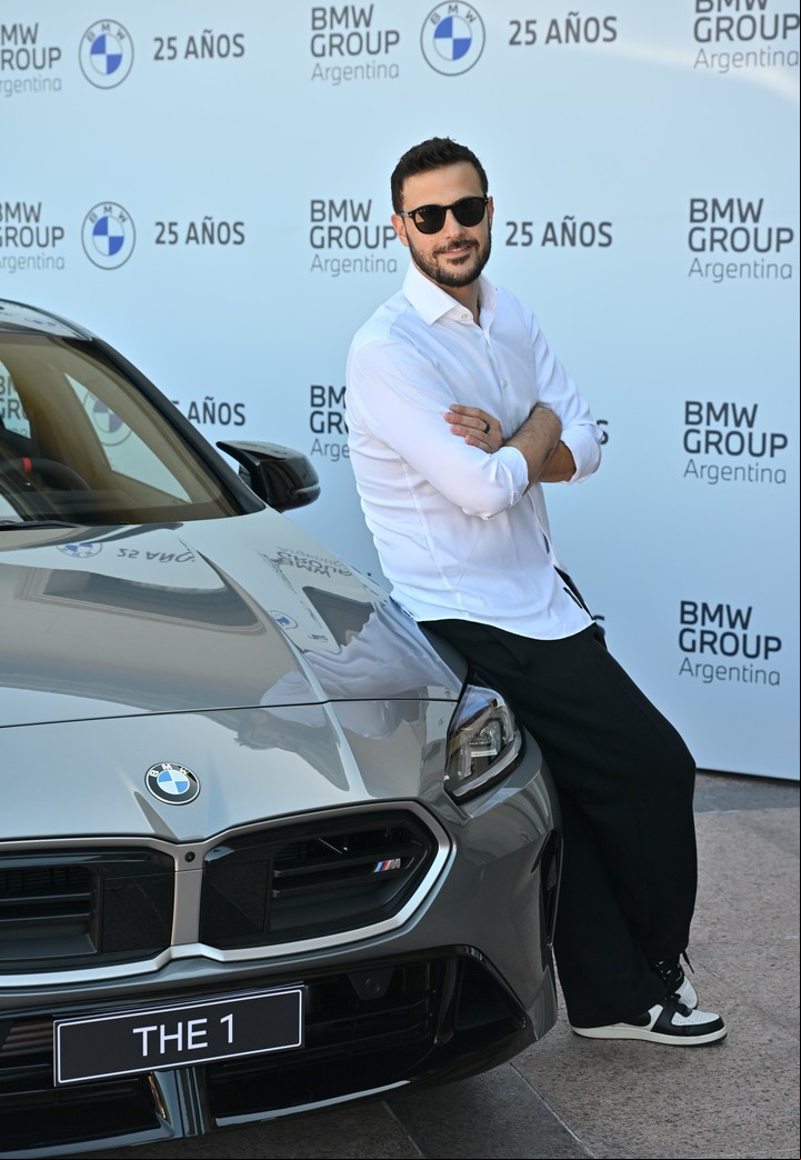 Diego Leuco condujo el evento del lanzamiento del nuevo BMW Serie 1 y el nuevo BMW X3.