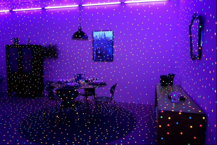 Los espacios de Yayoi Kusama son la joya de arte del lugar.