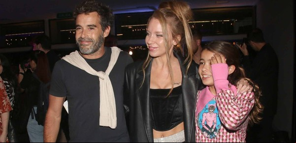 La divertida salida en familia de Nicolás Cabré con su novia y su hija, Rufina
