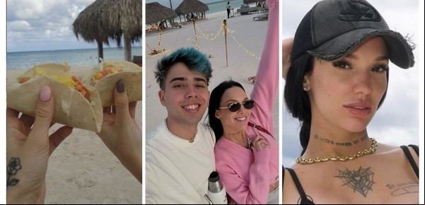 El romántico gesto de Luck Ra con La Joaqui en medio de sus paradisiacas vacaciones: "El hombre de mis sueños" 