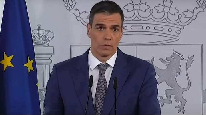 Pedro Sánchez volvió a hablar tras el apagón
