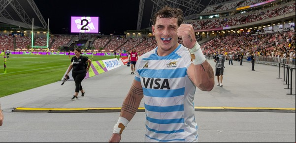 Luciano González Rizzoni, "la bola de demolición" de Los Pumas 7's: "El año pasado estuvimos cerca, así que ahora vamos por la doble"