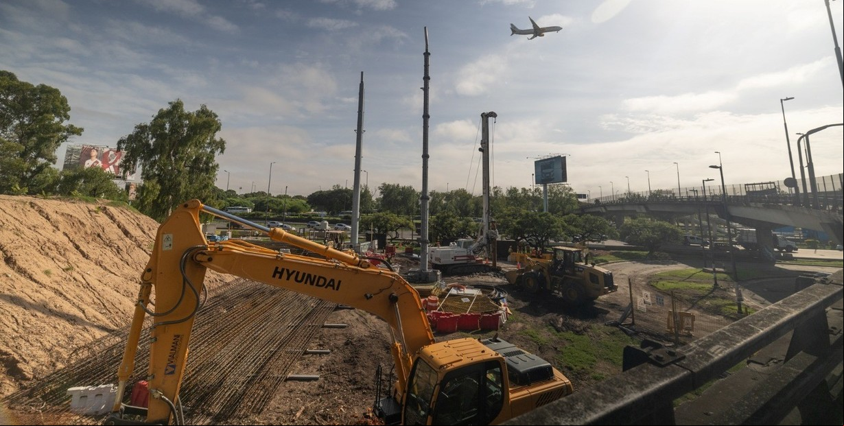 Avanza la obra para ensanchar el Puente Labruna: cómo serán los nuevos cortes y los cambios en la circulación