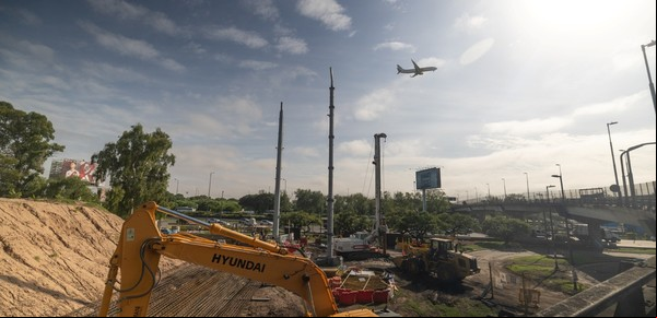 Avanza la obra para ensanchar el Puente Labruna: cómo serán los nuevos cortes y los cambios en la circulación