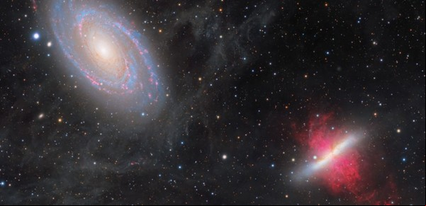 La foto NASA del día: guerra de galaxias, M81 versus M82
