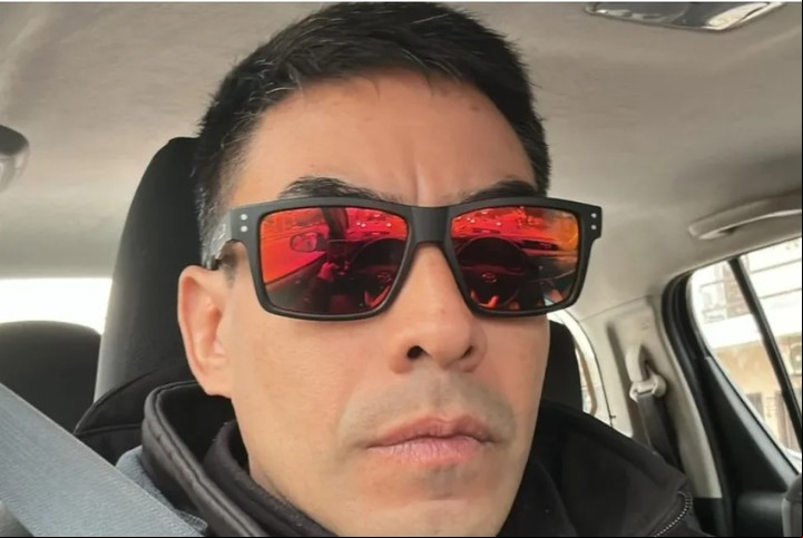 Gastón Franco (37) está en estado grave de salud luego de un entrenamiento extenuante de la Policía de Chaco. Foto captura redes.