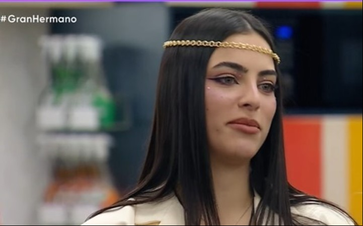 Gabriela, eliminada de Gran Hermano. Captura TV.
