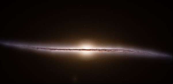 La foto NASA del día: la nave Gaia muestra una vista lateral de nuestra galaxia