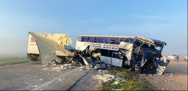 Terror en la ruta 3: "El ruido fue un espanto y después… los gritos de todos"