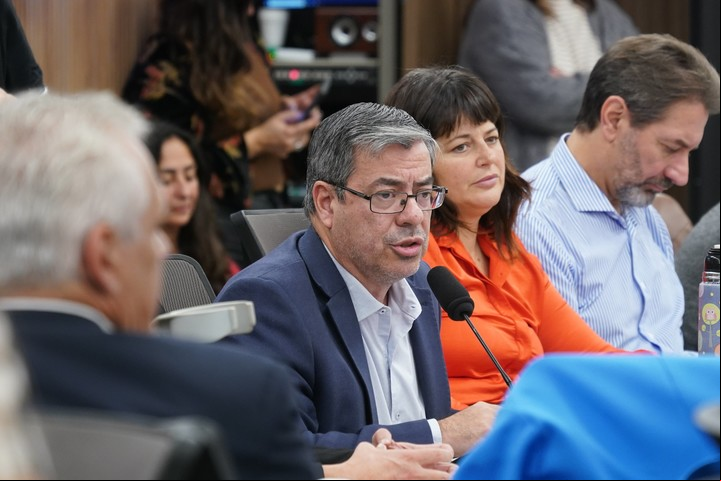 Germán Martinez, presidente del bloque de Unión por la Patria. Foto: Juano Tesone.