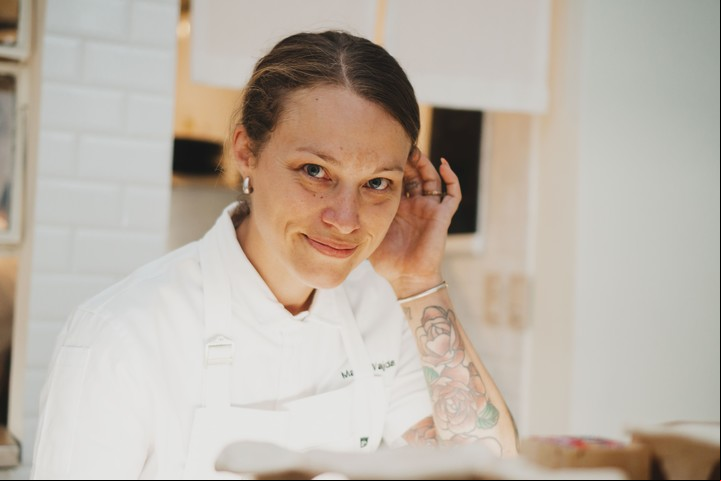 La cocinera/artista/diseñadora Marta Wajda
