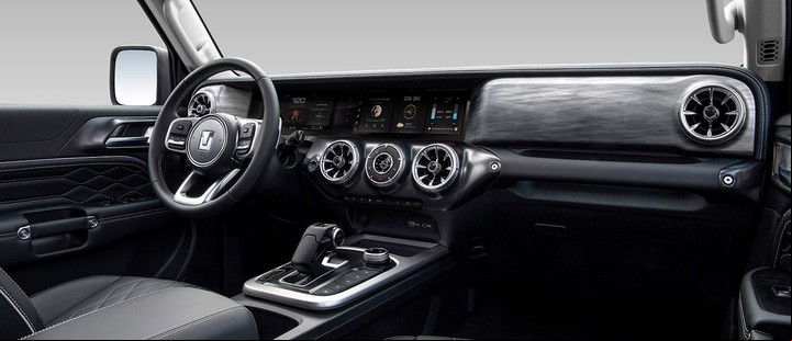 Interior moderno para el Tank 300.