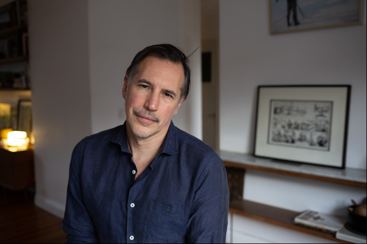 Martin Oesterheld: atrás, un original de El Eternauta Foto Victoria Gesualdi
