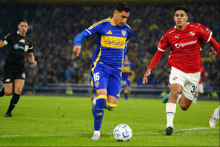 Merentiel fue elmás picante en la delantera de Boca.
Foto: Marcelo Carroll