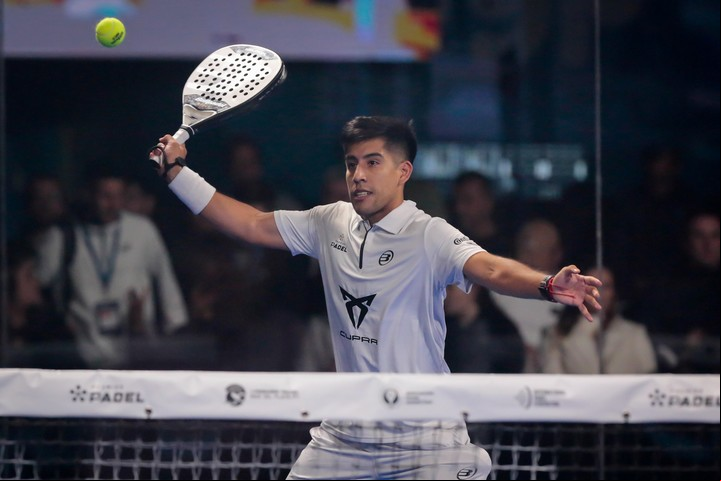 Federico Chingotto, número 3 del ranking mundial de pádel. Foto Premier Padel Argentina