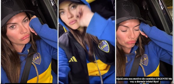 La bronca de Sofía "Jujuy" Jiménez por la eliminación de Boca: "Ojalá esto sea motivo de cambios"