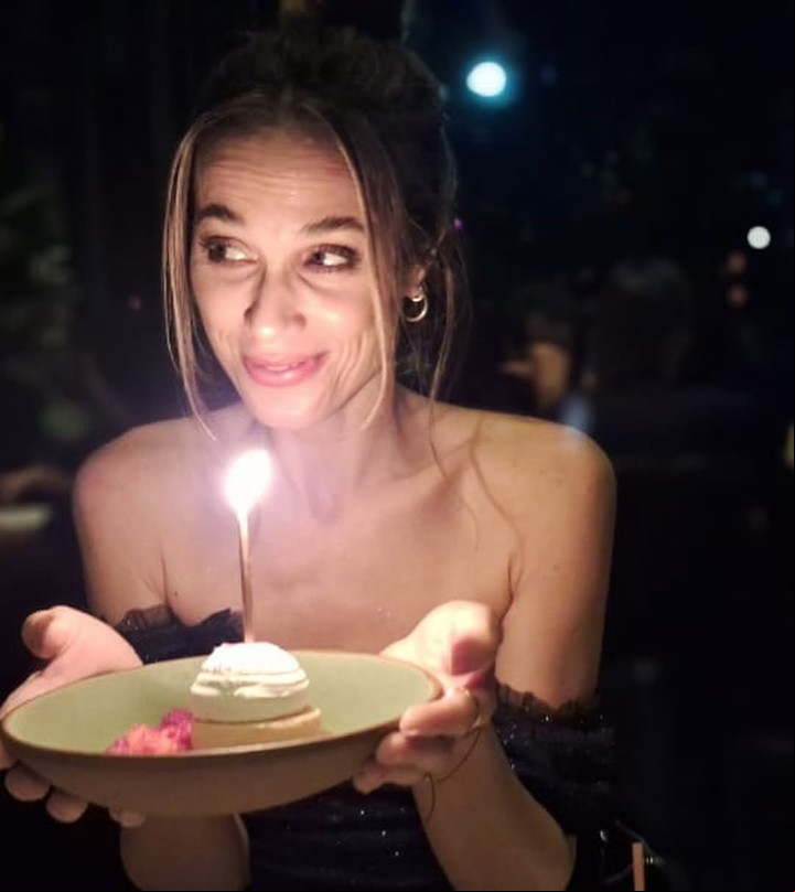 Chechu Bonelli cumplió 40 años. Fotos: Instagram.