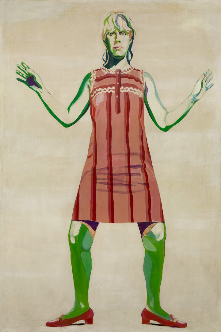 Autorretrato, 1967-1968
Acrílico sobre tela, 196 x 96 cm. Colección Llinás. (Fotografía: Ignacio Iasparra/ Amalita).