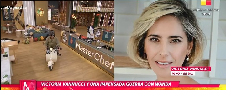 Victoria Vannucci habló sobre la propuesta de Telefe. Captura TV.