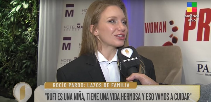 Rocío Pardo habló sobre el vínculo que forjó con Rufina durante su relación con Nicolás Cabré.