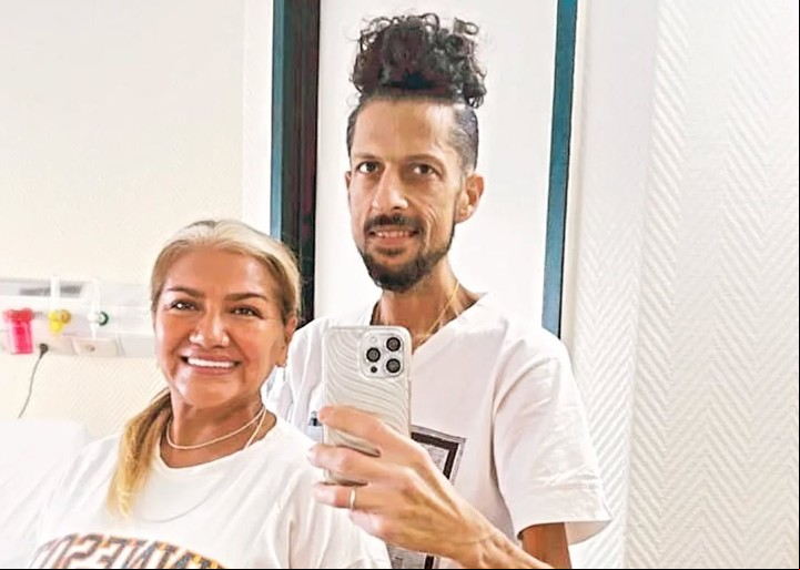 Gladys La Bomba Tucumana y Luciano Ojeda. Foto Instagram. Archivo.