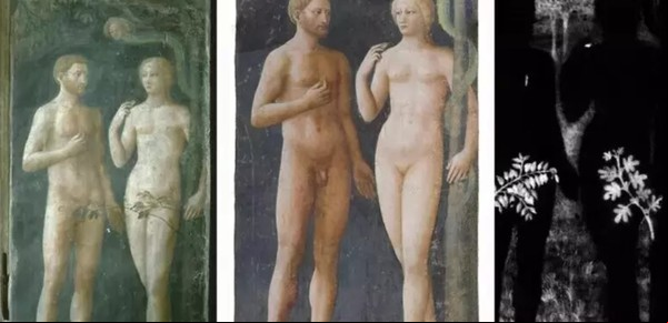 Hallaron dibujos fantasma de famosos pintores del 1400 en una capilla