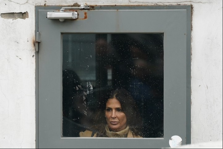 Julieta Makintach en los tribunales de San Isidro. Foto: Jano Tesone.