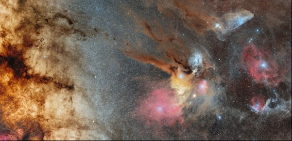 La foto NASA del día: las nubes Rho Ophiuchi y la nebulosa Zeta en la Vía Láctea
