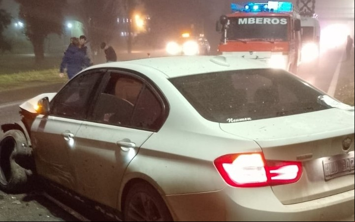 Choque mortal en Ruta 2. El conductor del BMW venía a contramano por la Autovía Foto: Diario El Día