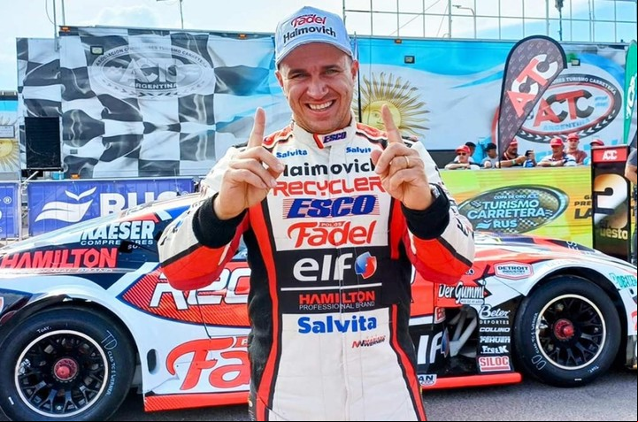 Mariano Werner, ganador del Turismo Carretera con polémica en Córdoba.