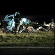"¡Me mato, me mato!: discusión de pareja y choque brutal entre un VW Gol y un camión en la ruta 3