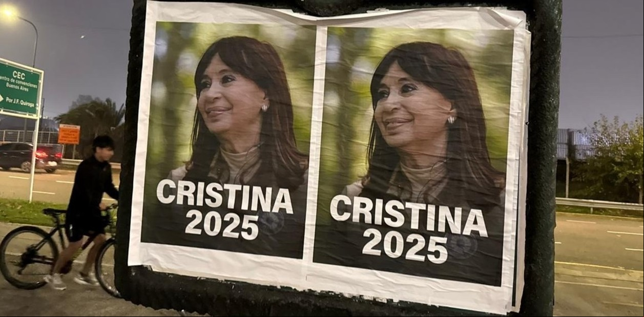 Nueva encuesta electoral: primeros datos de Cristina Kirchner en la sección donde será candidata